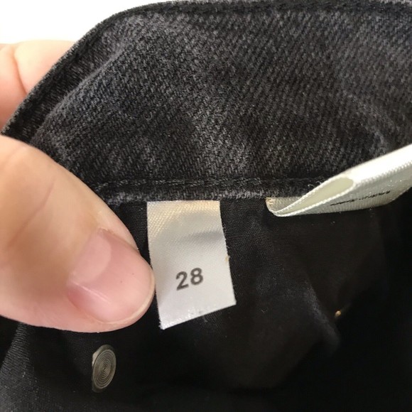 Reformation High Rise Black Erie Wash Women's Size 28 Bootcut Denim Jeans - Picture 9 of 12